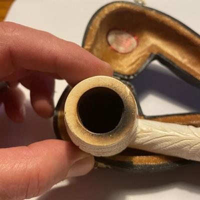 Meerschaum Turkish Pipe with Case
