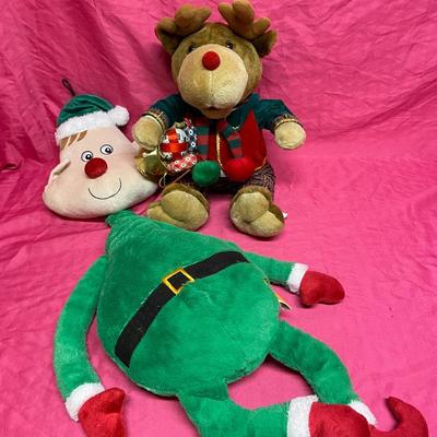 Reindeer and long necked elf