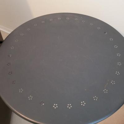 Metal patio table