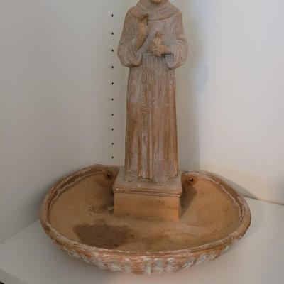 St Francis statue