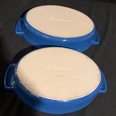 Two Le Crueset Plus Chantal Au Gratin & Casserole Bakeware (K-RG)