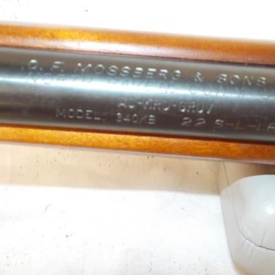 Mossberg model 140/8 , 22cal., short, long., long rifle/ Mag.. est. $130 to $250.