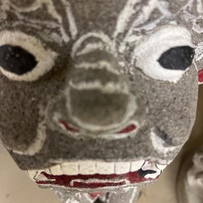 Two Cement Foo Dogs (G-MG)
