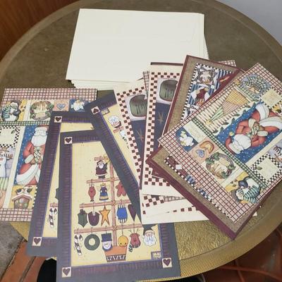 Christmas card and envelope lot