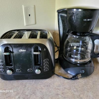 4 slice toaster/ Mr.Coffee lot