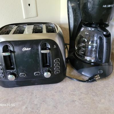 4 slice toaster/ Mr.Coffee lot