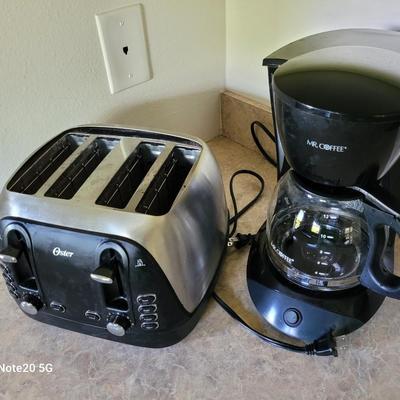 4 slice toaster/ Mr.Coffee lot