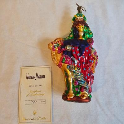 Christopher Radko/Neiman Marcus Blown Glass Wisemen & More  (BR2-JS)