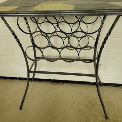 Stone Topped Wine Rack (G-DW)