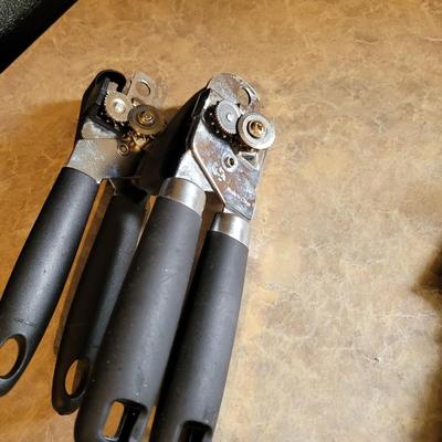 Lot of 2 left handed can openers