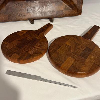 Digsmed Denmark MCM Style Trayâ€™s & Chopping Boards Plus Dansk (K-RG)