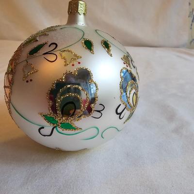 Decorative Blown Glass Ornaments by Christopher Radko & Others  (BR2-JS)