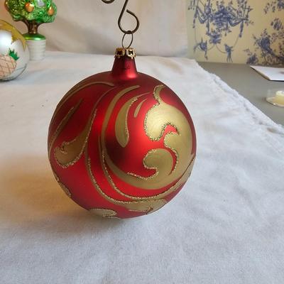 Decorative Blown Glass Ornaments by Christopher Radko & Others  (BR2-JS)