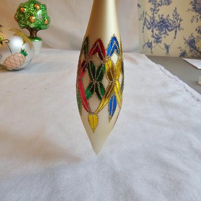 Decorative Blown Glass Ornaments by Christopher Radko & Others  (BR2-JS)