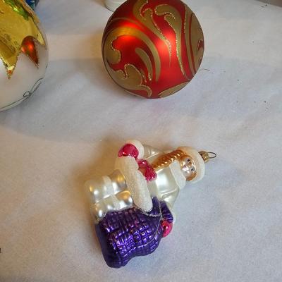 Decorative Blown Glass Ornaments by Christopher Radko & Others  (BR2-JS)