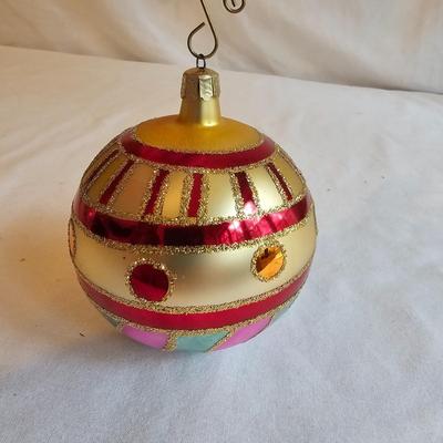 Decorative Blown Glass Ornaments by Christopher Radko & Others  (BR2-JS)