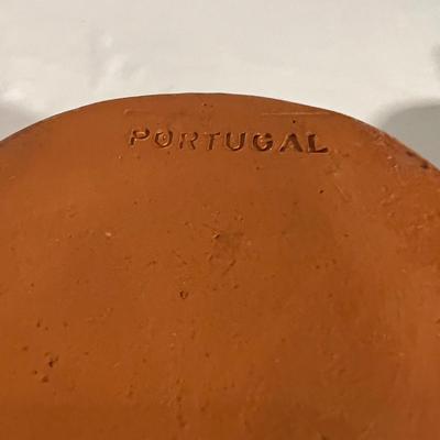 Earthenware Pottery Bowl From Portugal & More (K-RG)