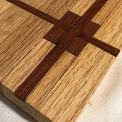 Pair of Solid Wood Chopping Boards Inc Williams Sonoma (K-RG)