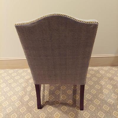 Upholstered Armchair w/ Nail Head Trim (PB-BBL)