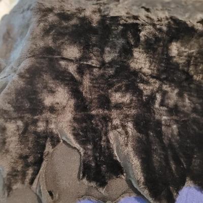 Black Faux Fur