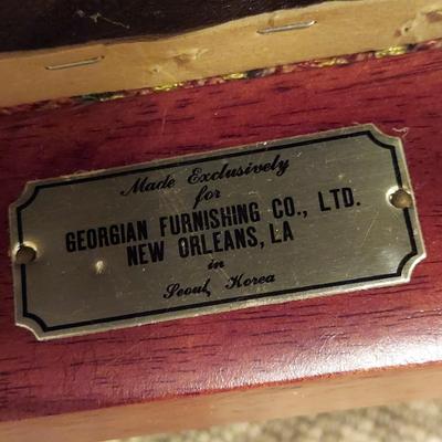 Georgian Furnishing Co. Hepplewhite Carved Back Armchair (PB-BBL)