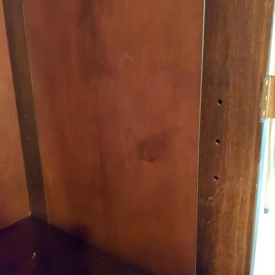 Eastern Asian Style Solid Wood TV Cabinet Armoire (PB-BBL)