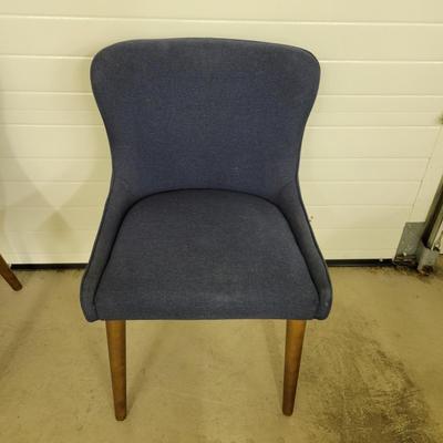 Round Table and Four Fabric Chairs (G-DW)