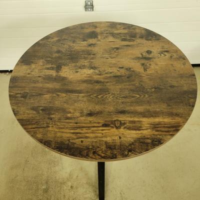Round Table and Four Fabric Chairs (G-DW)