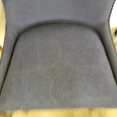 Round Table and Four Fabric Chairs (G-DW)