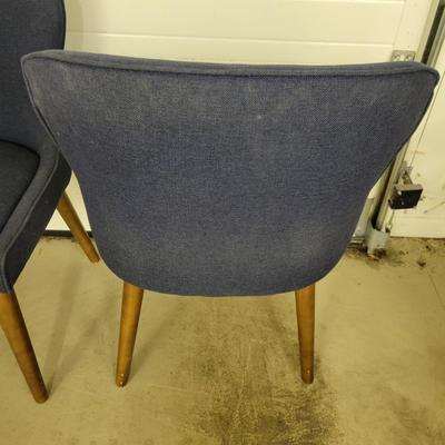 Round Table and Four Fabric Chairs (G-DW)