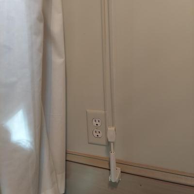 Custom Jacquard Stripe Draperies with Hardware (PB-BBL)
