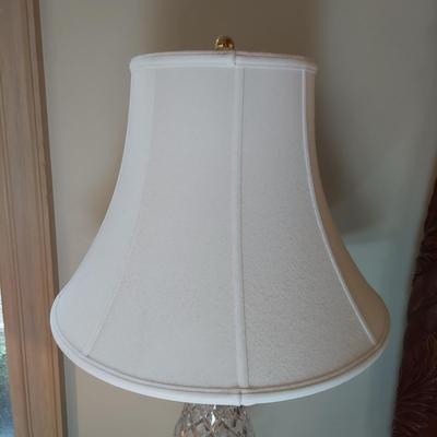 Pair of Waterford Crystal w/ Brass Lamps (PB-BBL)