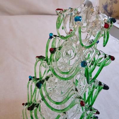 Wood & Glass Christmas Trees (BR2-JS)