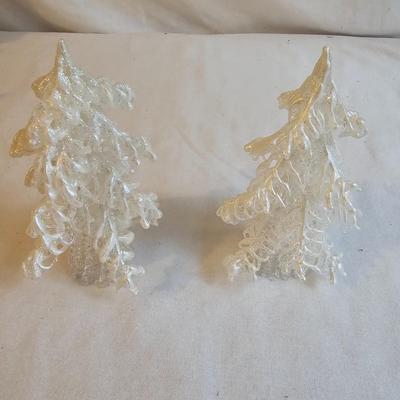 Wood & Glass Christmas Trees (BR2-JS)
