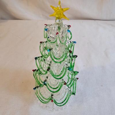 Wood & Glass Christmas Trees (BR2-JS)