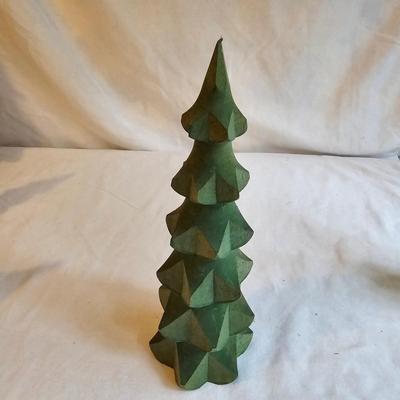 Wood & Glass Christmas Trees (BR2-JS)