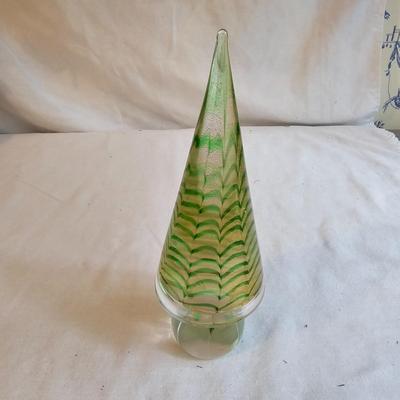 Wood & Glass Christmas Trees (BR2-JS)