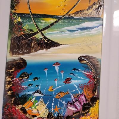Ceramic Hand Painted Tile