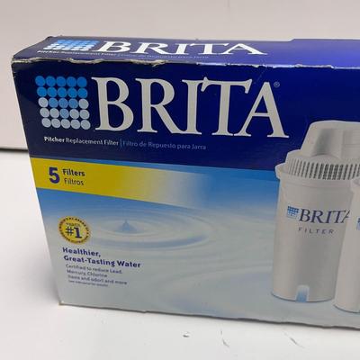 5 BRITA PITCHER REPLACEMENT FILTERS
