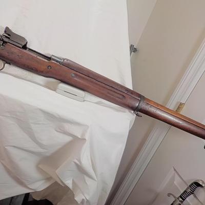 U.S. Model of 1917 Eddystone/ Bolt action 30-06 springfield. est. $400 to $900.