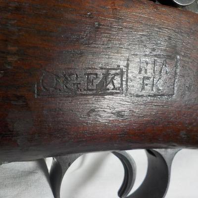 U.S. Model of 1917 Eddystone/ Bolt action 30-06 springfield. est. $400 to $900.