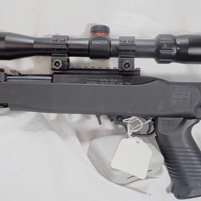 Ruger  model 10/22- 22 LR semi auto w/ scope 10 shot mag. est. $200 to $450.