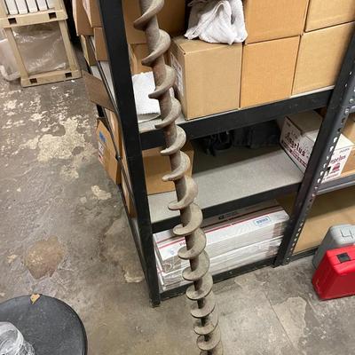 Vintage Steel Drilling Auger 5'