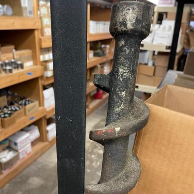 Vintage Steel Drilling Auger 5'