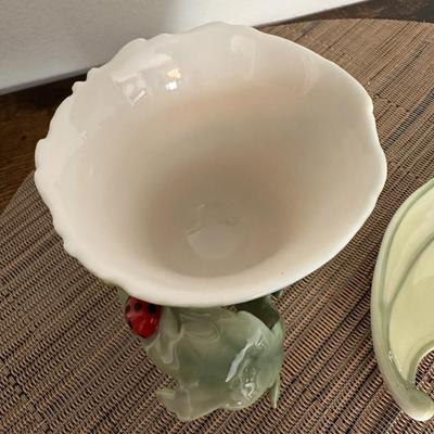 Franz daisy teacup, saucer and spoon