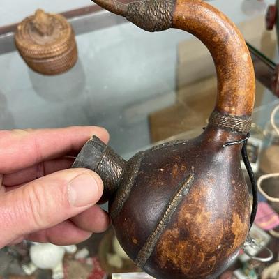 Folk Art Gourd Art Pipe