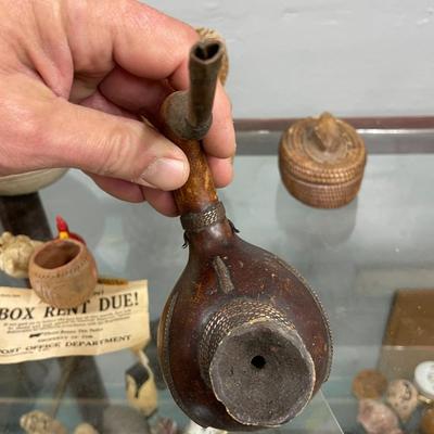 Folk Art Gourd Art Pipe