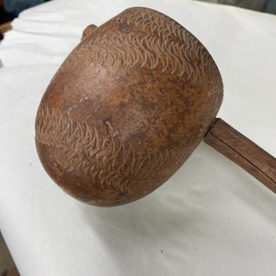 Folk Art Gourd Dipper