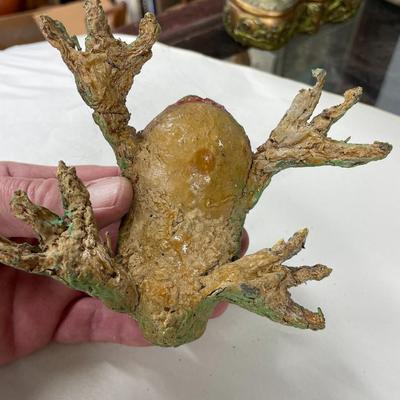 Folk Art Frog Gourd Art
