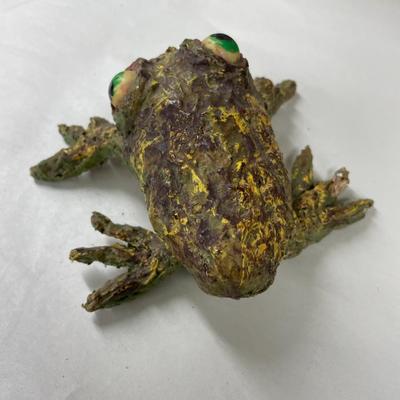 Folk Art Frog Gourd Art